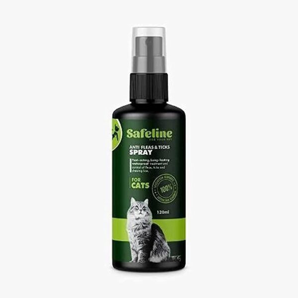 Safeline Cat Flea & Tick Spray 120 Ml