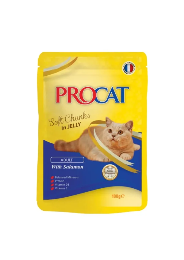 Procat Adult With Salmon In Jelly 100 g