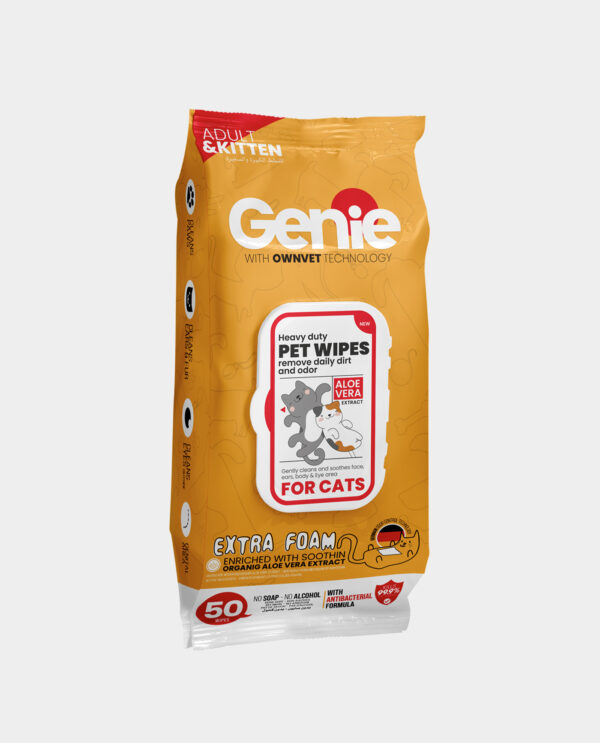 Genie Cat wipes Extra Foam