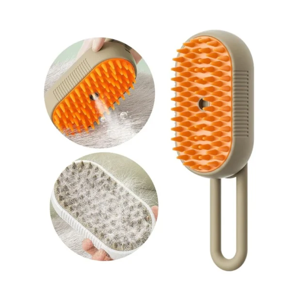 Hair Steam Brush With Hand