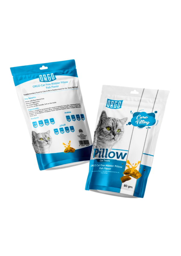 Orgo Pillow Treats For Cat (Fish)